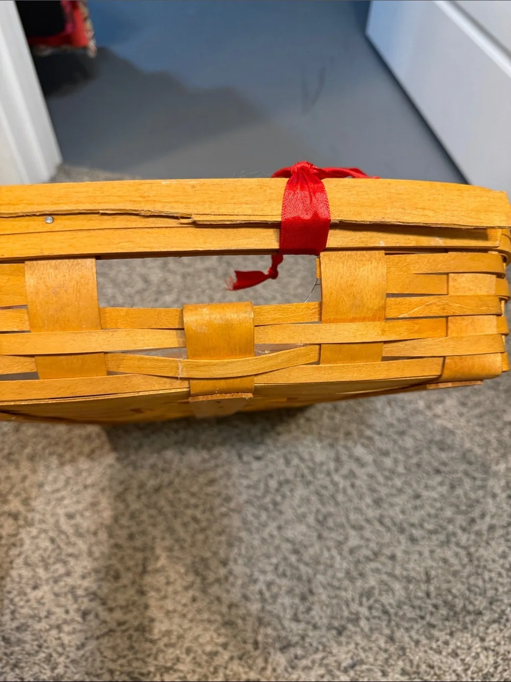 Longaberger serving tray basket